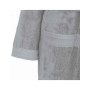 Peignoir de bain mixte col châle Gris Perle Sensoft, Sensei
