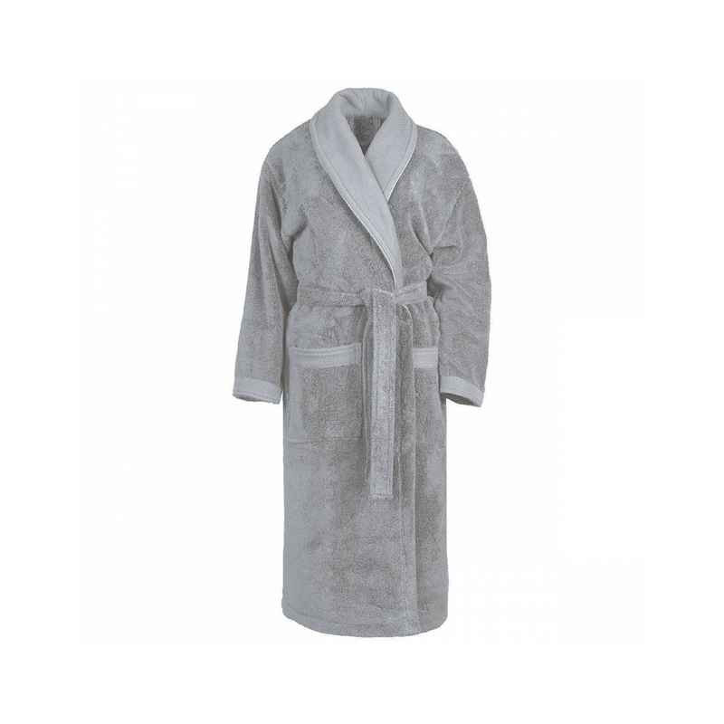 SENSEI - Peignoir de bain mixte col châle Gris Perle Sensoft, Sensei M - SENSEI