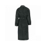 Peignoir de bain mixte col châle Anthracite Sensoft, Sensei