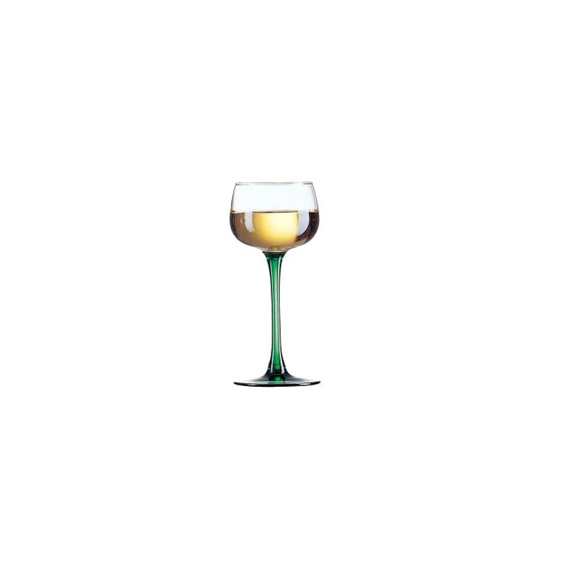 Coffret 6 Verres à vin Rhin vert