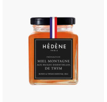 Miel Montagne aux Huiles Essentielles de Thym 125 g, Hédène