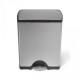 Poubelle rectangulaire 50 L, Simplehuman