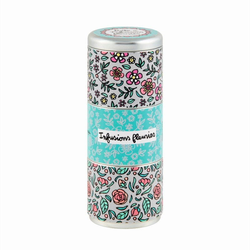 DERRIERE LA PORTE - Boîte à tisanes Infusions fleuries, Derrière la porte - DERRIERE LA PORTE