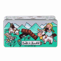 Boîte à chocolat Les Alpes, Derrière la Porte