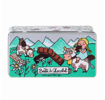 Boîte à chocolat Les Alpes, Derrière la Porte