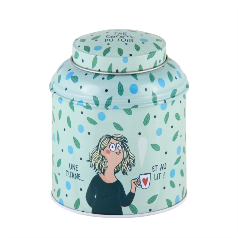 Boîte à thé garnie tisane des merveilles cocoon le soir Derrière la porte