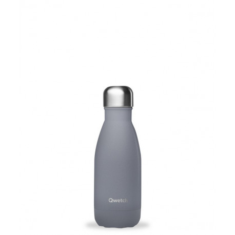 bouteille isotherme granite 260 ml, qwetch gris - qwetch