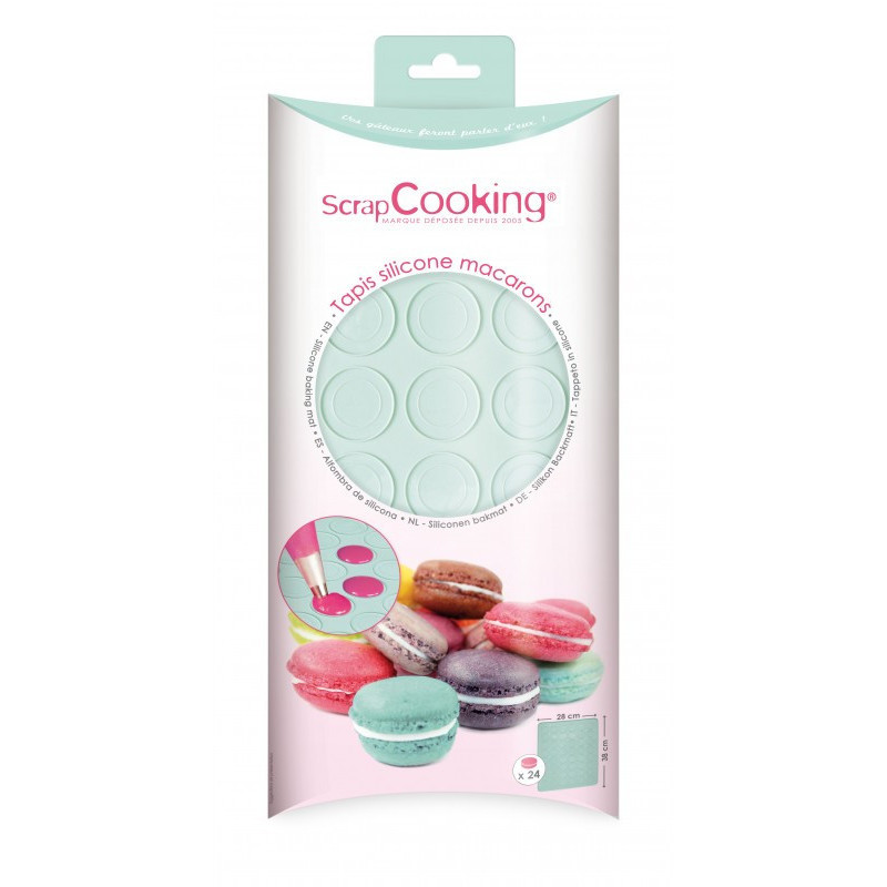 Plaque à macarons, ScrapCooking