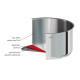 Sauteuse 26cm inox amovible Mutine, Cristel