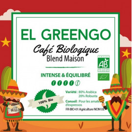 Café en grains Bio El Greengo 250 g, PFAFF