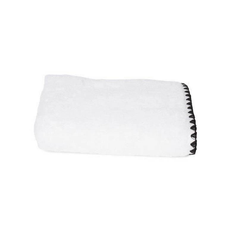 HAOMY TEXTILE - Linge de toilette Issey blanc, Haomy Serviette Invité - HAOMY TEXTILE
