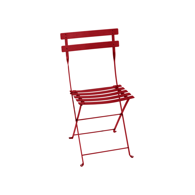 FERMOB - Chaise Bistro, Fermob Coquelicot - FERMOB