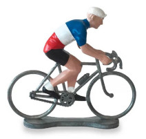Figurine rouleur Champion de France, Raymond, Bernard & Eddy