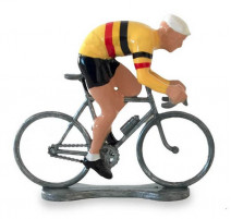 Figurine cycliste Maillot Jaune, Bernard & Eddy