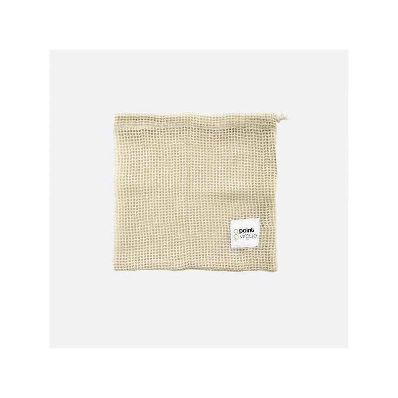 Point Virgule - Sac réutilisable en coton pour fruits et légumes, Point Virgule Petite - Point Virgule