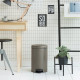 Poubelle à Pédale 12L Platinium NewIcon, Brabantia