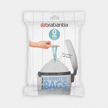 Sacs Poubelle Perfect Fit Bo&FlatBack 30L, Brabantia - BRABANTIA