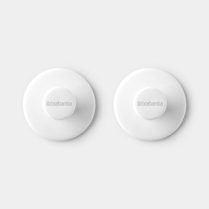 Brabantia - Crochets à Serviette, Brabantia Blanc - BRABANTIA