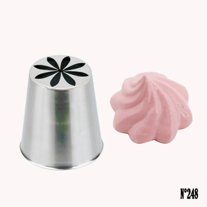 DE BUYER - Douille Russe à Fleur en Inox, De Buyer Douille 248 - DE BUYER