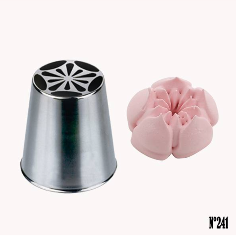 DE BUYER - Douille Russe à Fleur en Inox, De Buyer Douille 241 - DE BUYER