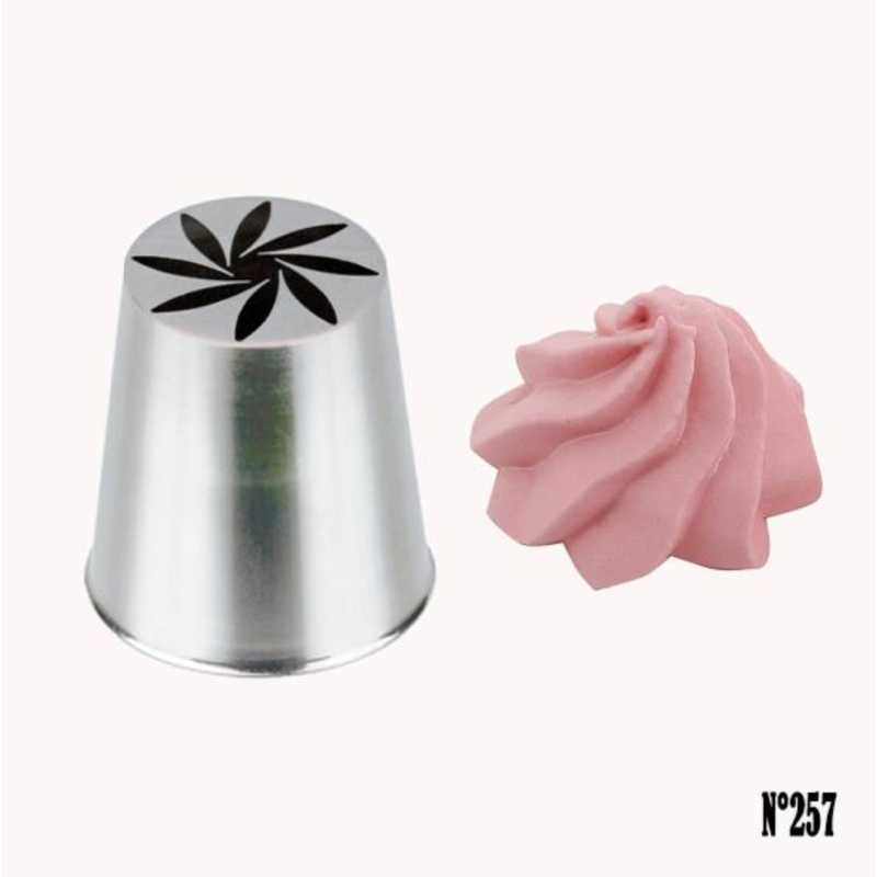 DE BUYER - Douille Russe à Fleur en Inox, De Buyer Douille 257 - DE BUYER