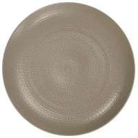 Assiette plate Guy Degrenne modèle modulo nature terre