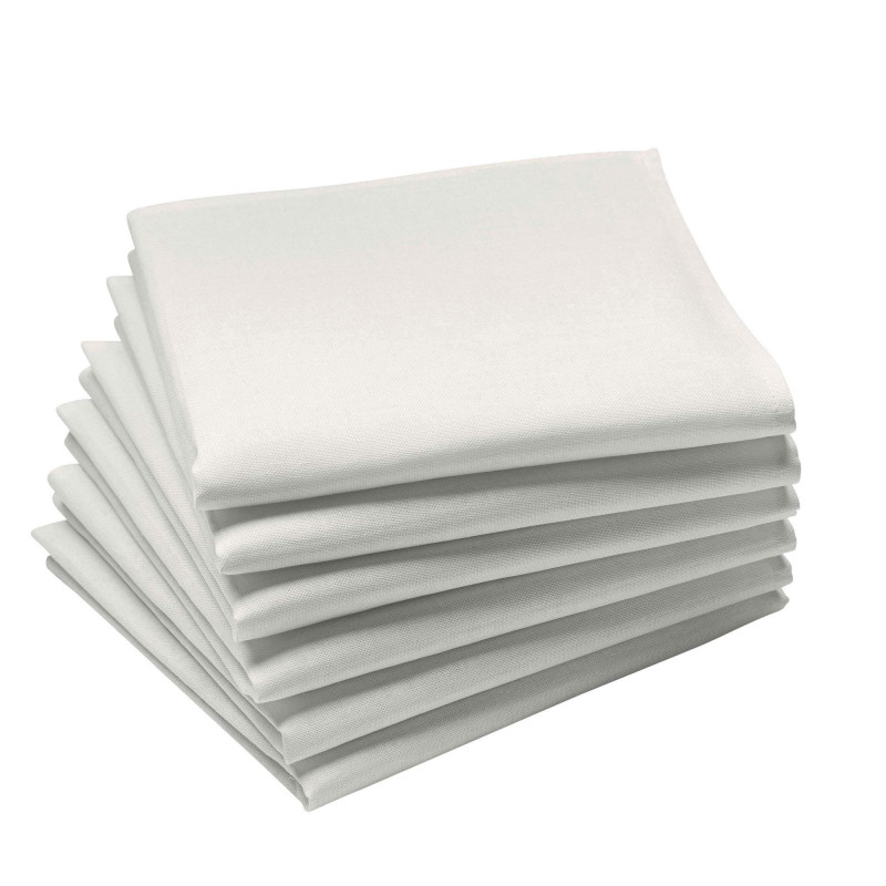 Serviette de Table 45x45cm, Coucke Blanc - Coucke