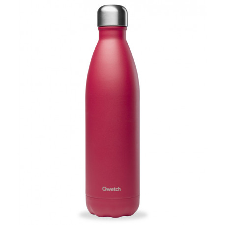 Bouteille isotherme Matt Framboise, Qwetch 750 ml - Qwetch