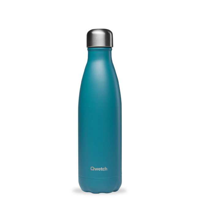 Bouteille isotherme Matt Bleu canard, Qwetch
