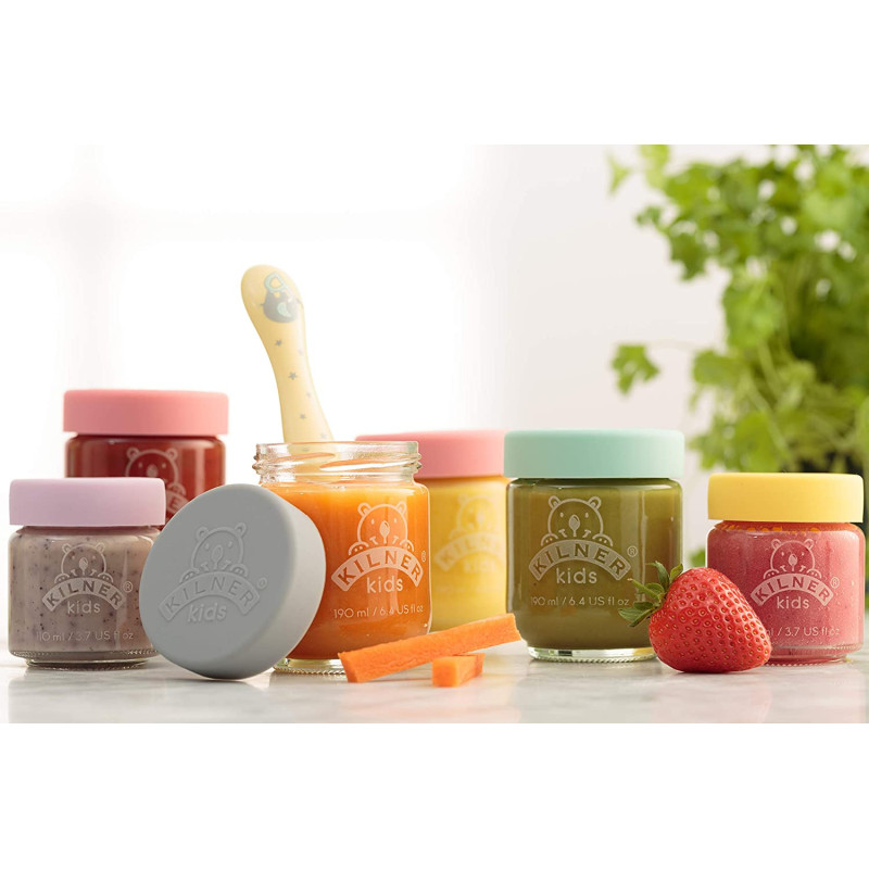 Acheter Set De 6 Pots En Verres Pour Enfants De Kilner 110 Ml Ou 190ml