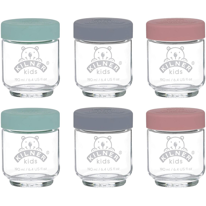 Acheter Set De 6 Pots En Verres Pour Enfants De Kilner 110 Ml Ou 190ml