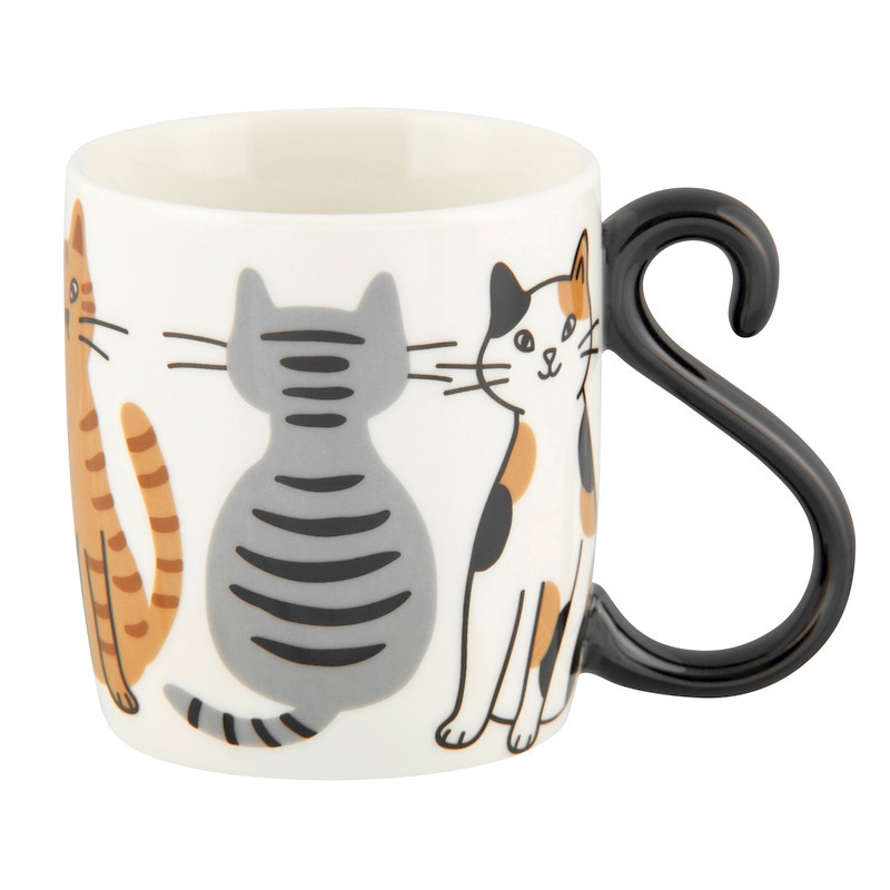 Acheter Mug Chats Multicolores Avec Anse De Derriere La Porte