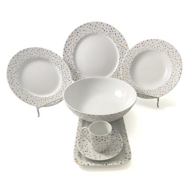 Acheter Service Vaisselle Manaos De Table Passion Assiette Porcelaine Assiette Table Passion