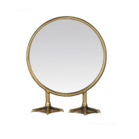 Miroir sur pied  rond Pattes de canard, Emde