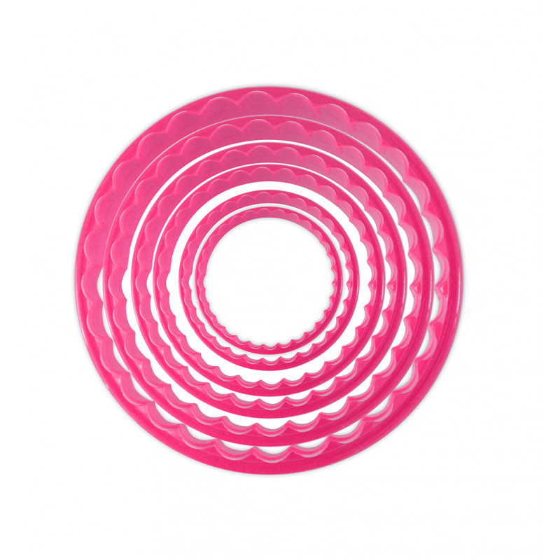 Scrapcooking - 6 Découpoirs lisses ou cannelés, ScrapCooking - ScrapCooking