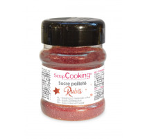 Sucre pailleté Rubis, ScrapCooking