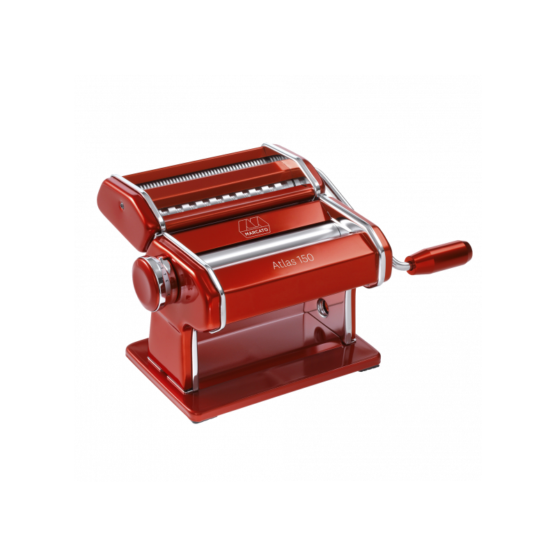 Marcato - Machine à pâte Atlas 150 Design, MARCATO Rouge - MARCATO