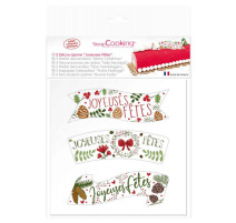 Décos azymes Joyeuses Fêtes, ScrapCooking