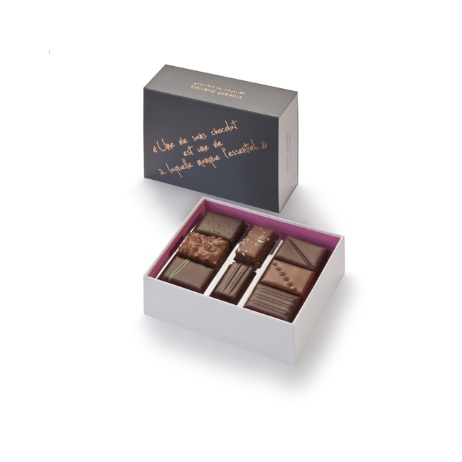 Coffret de mignardises 16 chocolats, Vincent Guerlais