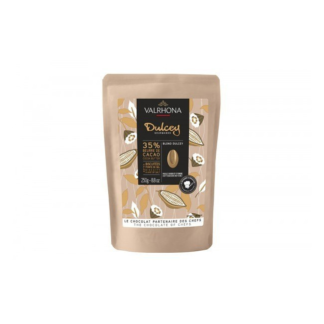 Chocolat à pâtisser & déguster Dulcey 35%, Valrhona