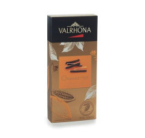 Orangettes chocolat noir, Valrhona