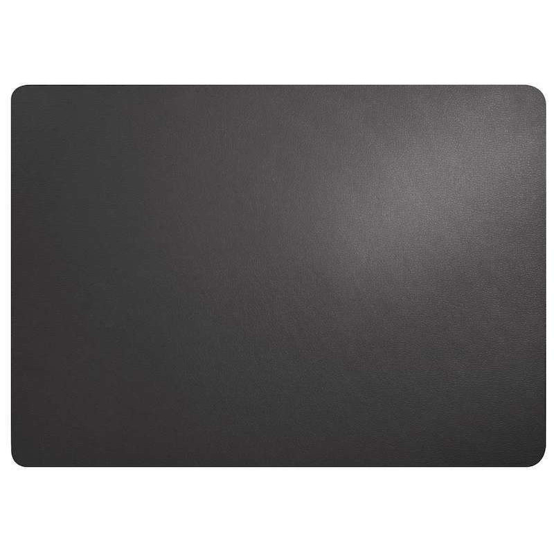 ASA SELECTION - Set de table aspect cuir fin, Asa Selection Gris Ciment - ASA SELECTION