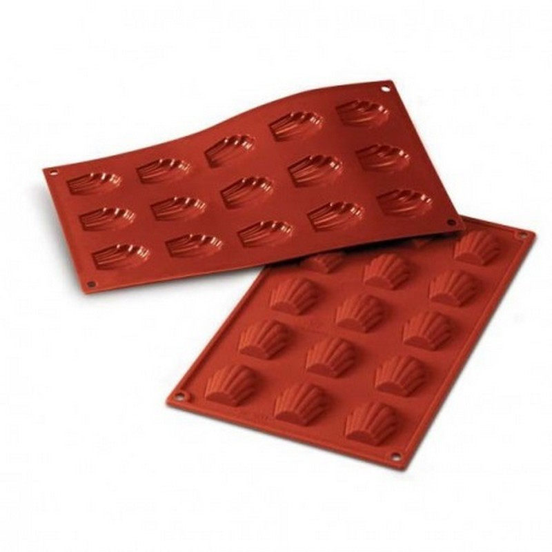 SILIKOMART - Moule pour 15 mini madeleines, Silikomart - SILIKOMART