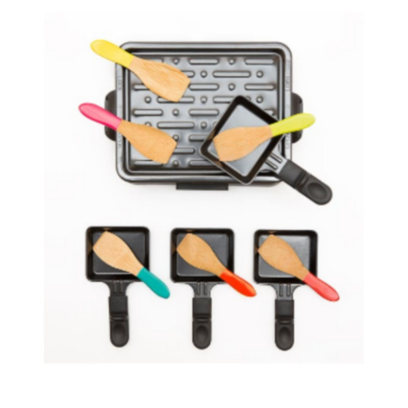 lot de 6 spatules à  raclette, pebbly - pebbly