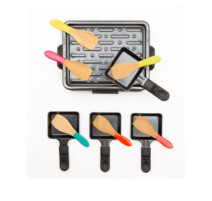 Lot de 6 spatules à raclette, Pebbly