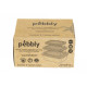 Set de 3 boîtes en verres et bambou, Pebbly.