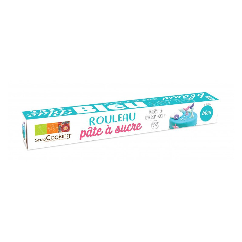 Scrapcooking - Rouleau de pâte à sucre Bleu, ScrapCooking - ScrapCooking