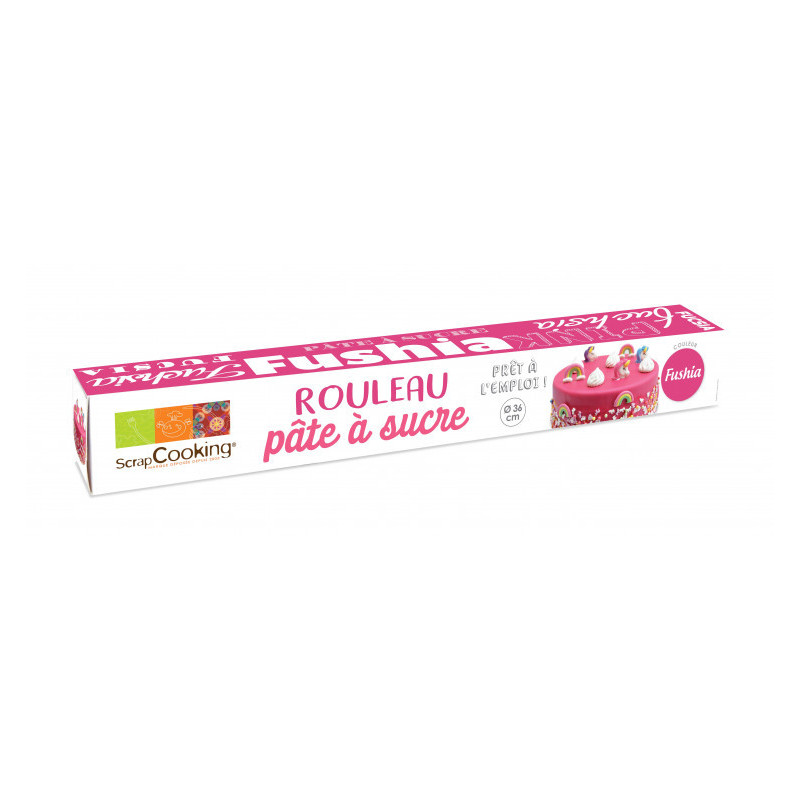 Scrapcooking - Rouleau de pâte à sucre Fuchsia, ScrapCooking - ScrapCooking