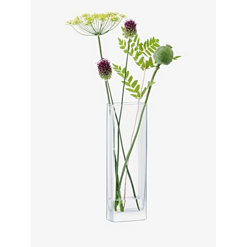 Vase rectangulaire "Modular" en verre soufflé bouche LSA International