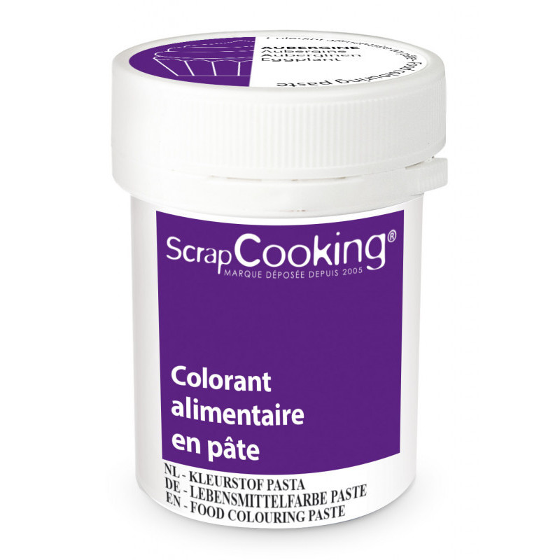 Colorant alimentaire en gel ScrapCooking - Violet - 20 g